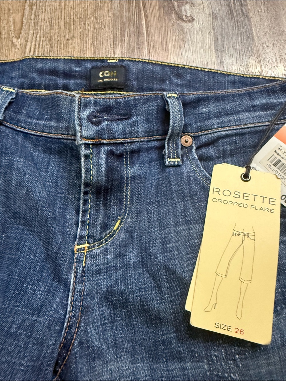 Citizens Of Humanity Blue Wide Leg Flare Jeans - Picture 2 of 3